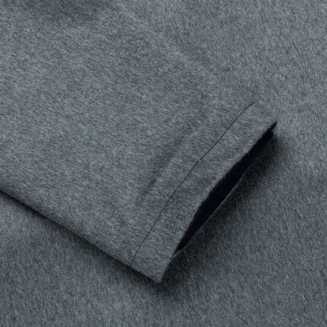 Kired Wang Reversible Coat Grigio - Navy Gessato