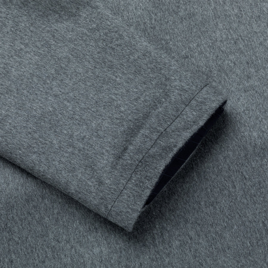Kired Wang Reversible Coat Grigio - Navy Gessato