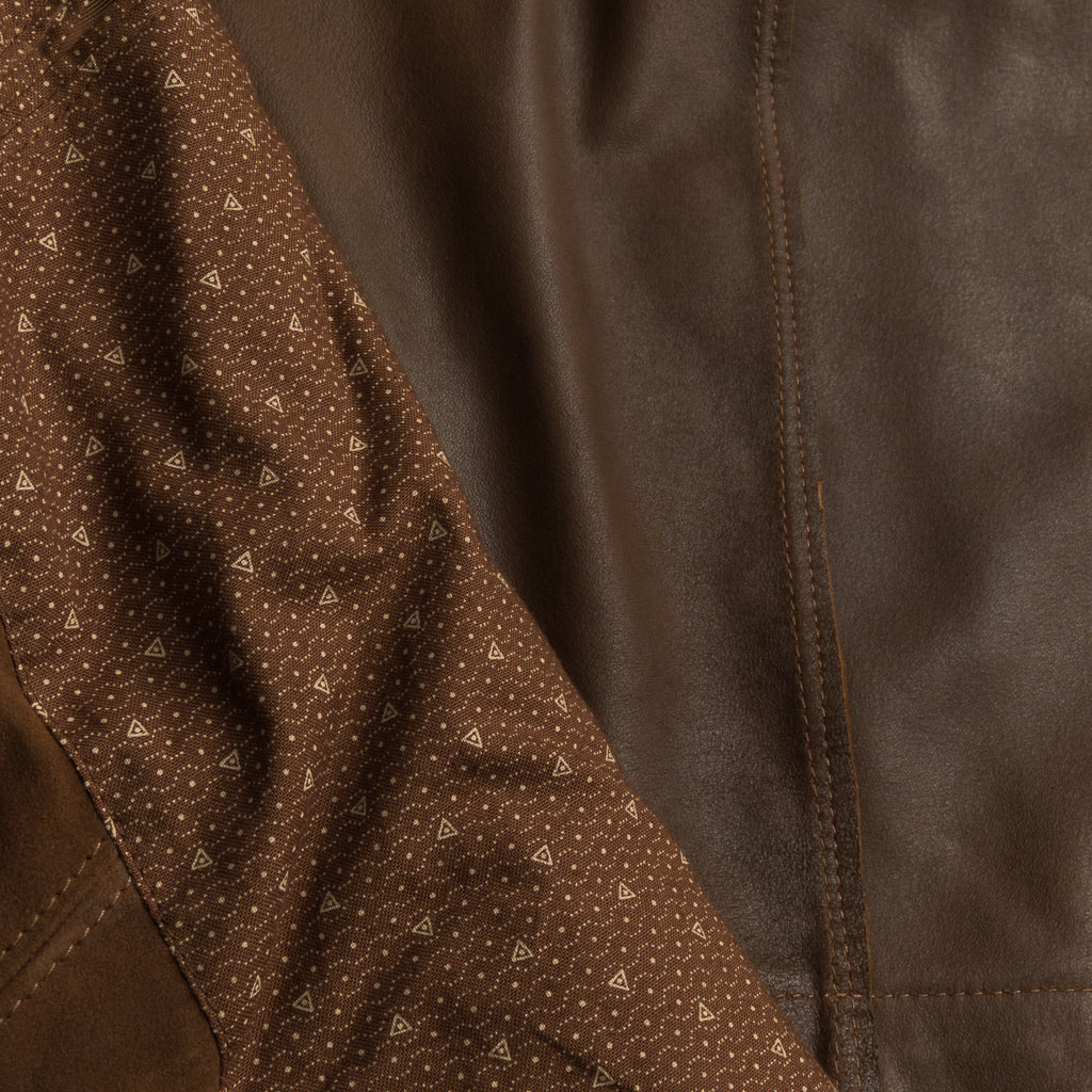 RRL Rowde Half Lined Sport Coat Tobacco Suede