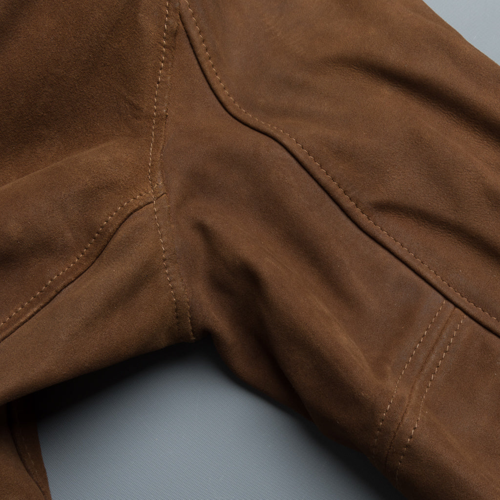 RRL Rowde Half Lined Sport Coat Tobacco Suede