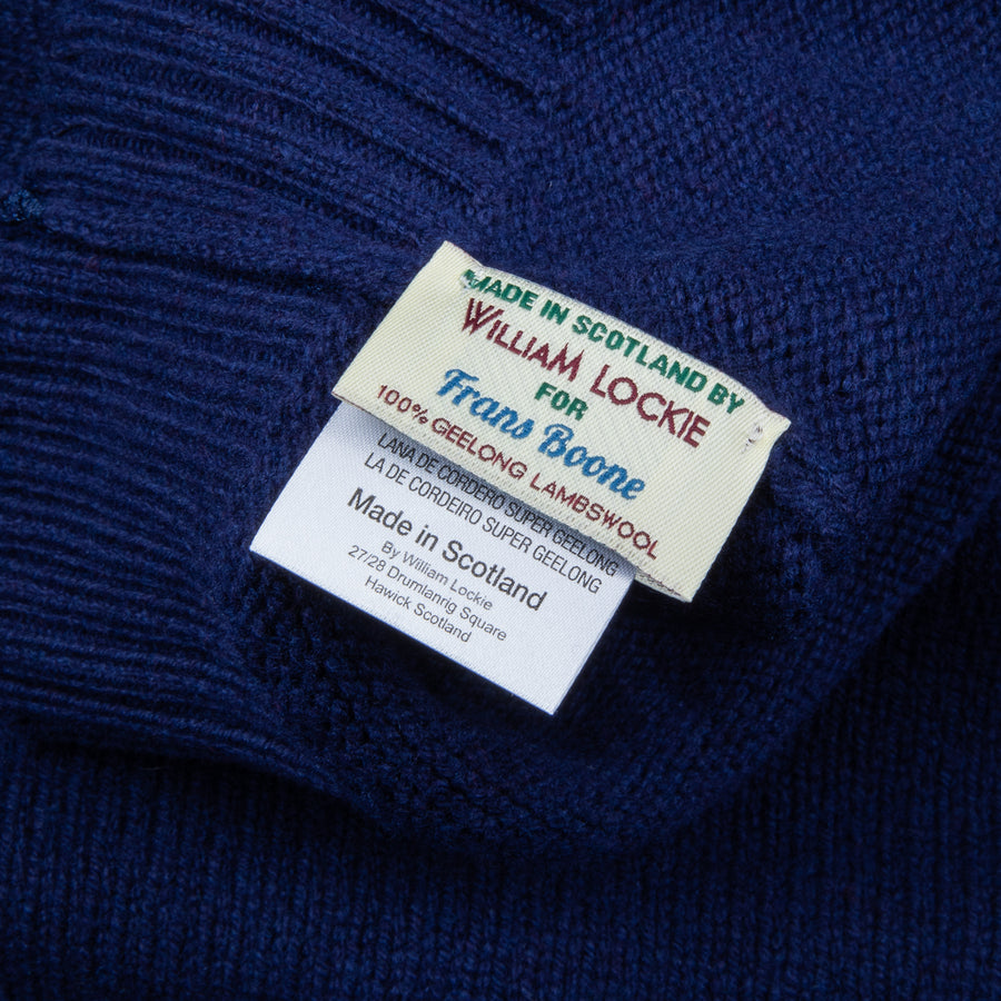 William Lockie x Frans Boone Tip Super Geelong Roll Neck American Navy