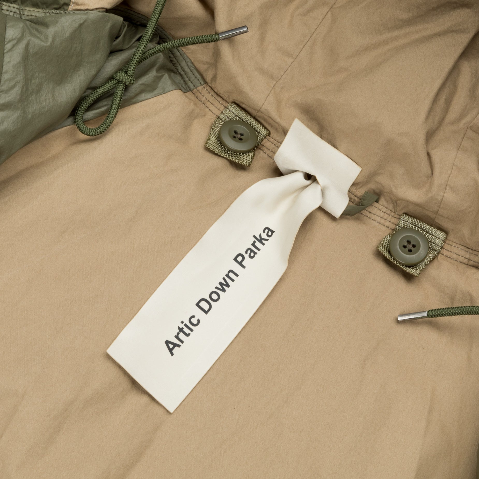 Ten C Artic Down Parka Oliva