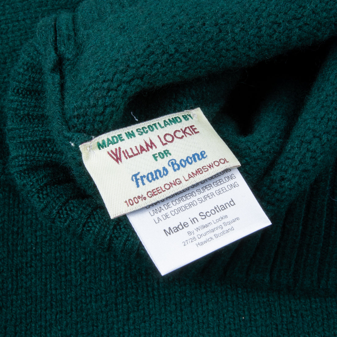William Lockie x Frans Boone Super Geelong Vintage fit sweater