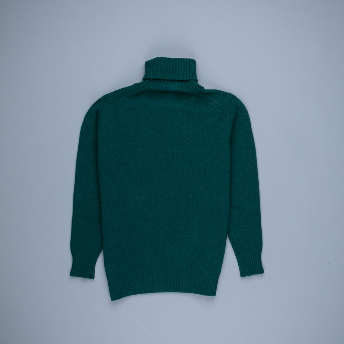 William Lockie x Frans Boone Tip Super Geelong Roll Neck Tartan Green