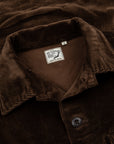 Orslow US Army Fatigue Shirt Corduroy Dark Brown