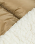 Ten C shearling liner Beige hooded