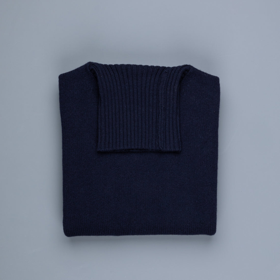 William Lockie x Frans Boone Tip Super Geelong Roll Neck Dark Navy