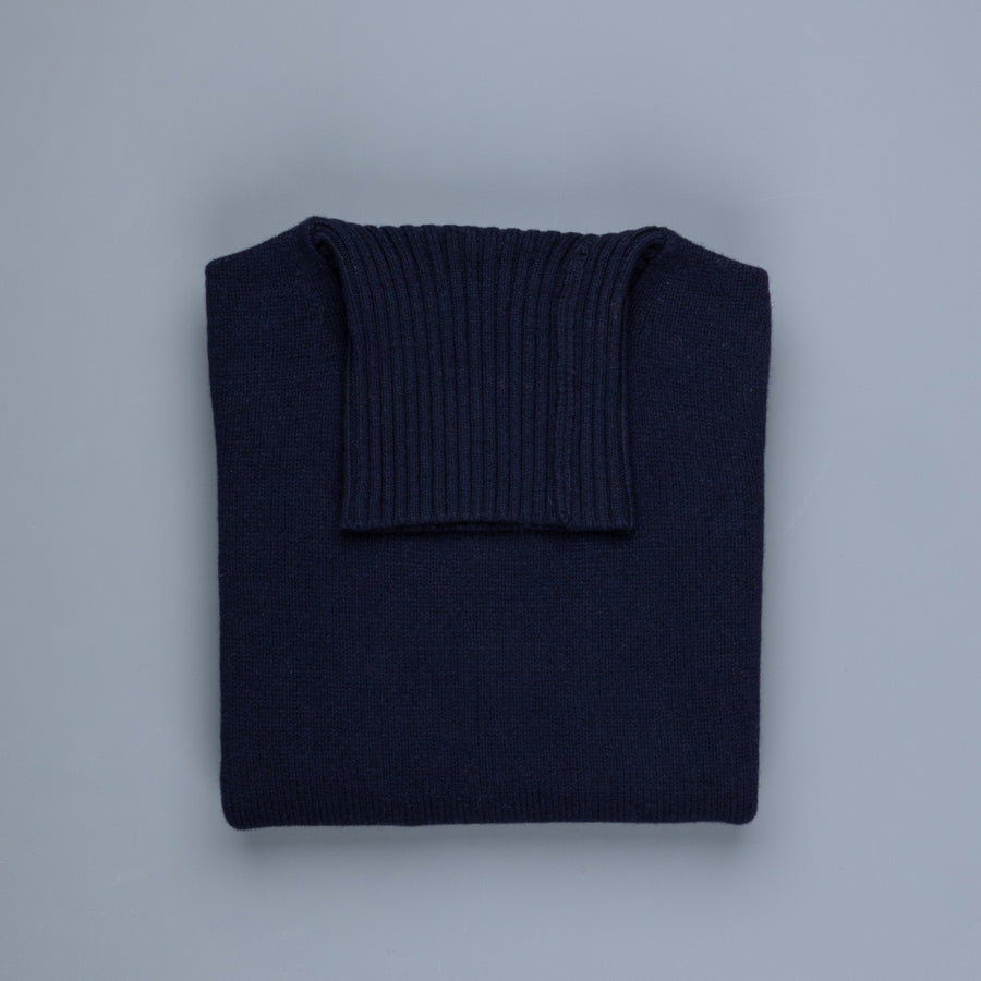 William Lockie x Frans Boone Tip Super Geelong Roll Neck Dark Navy
