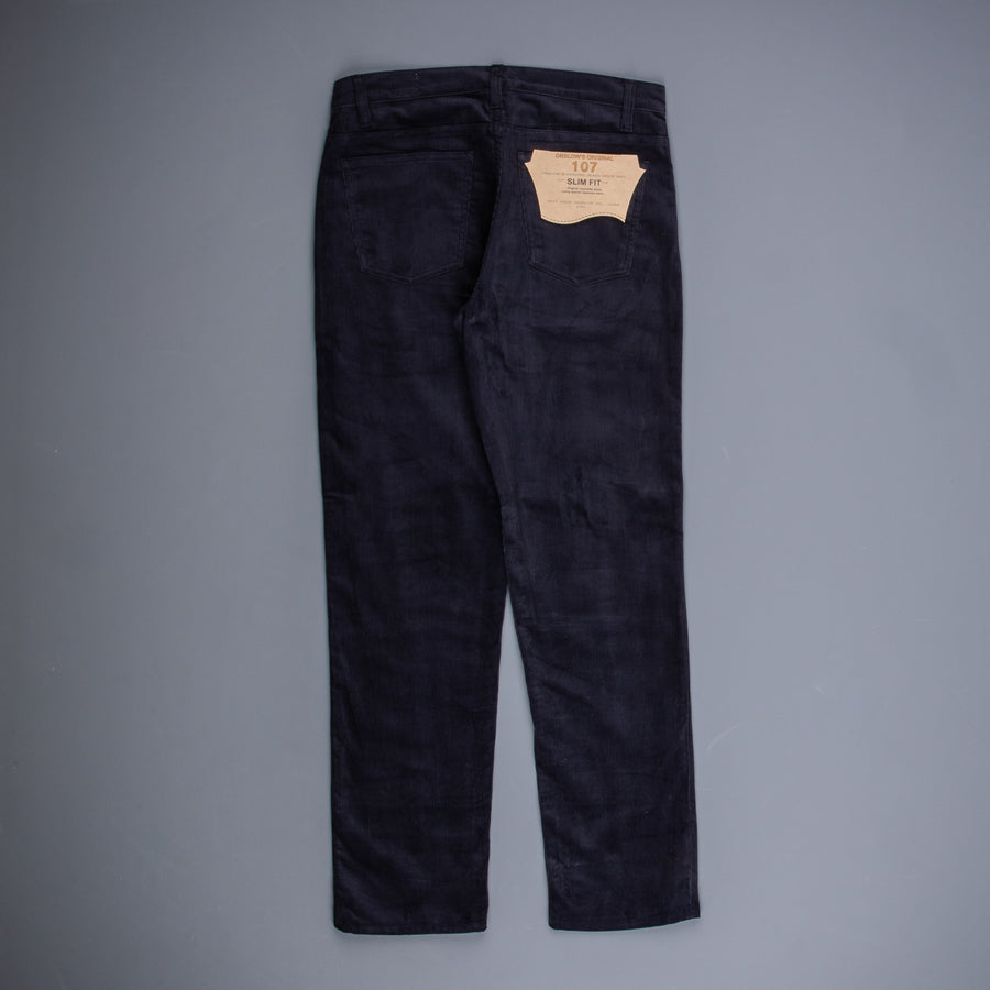 Orslow 107 Ivy Fit Corduroy Navy