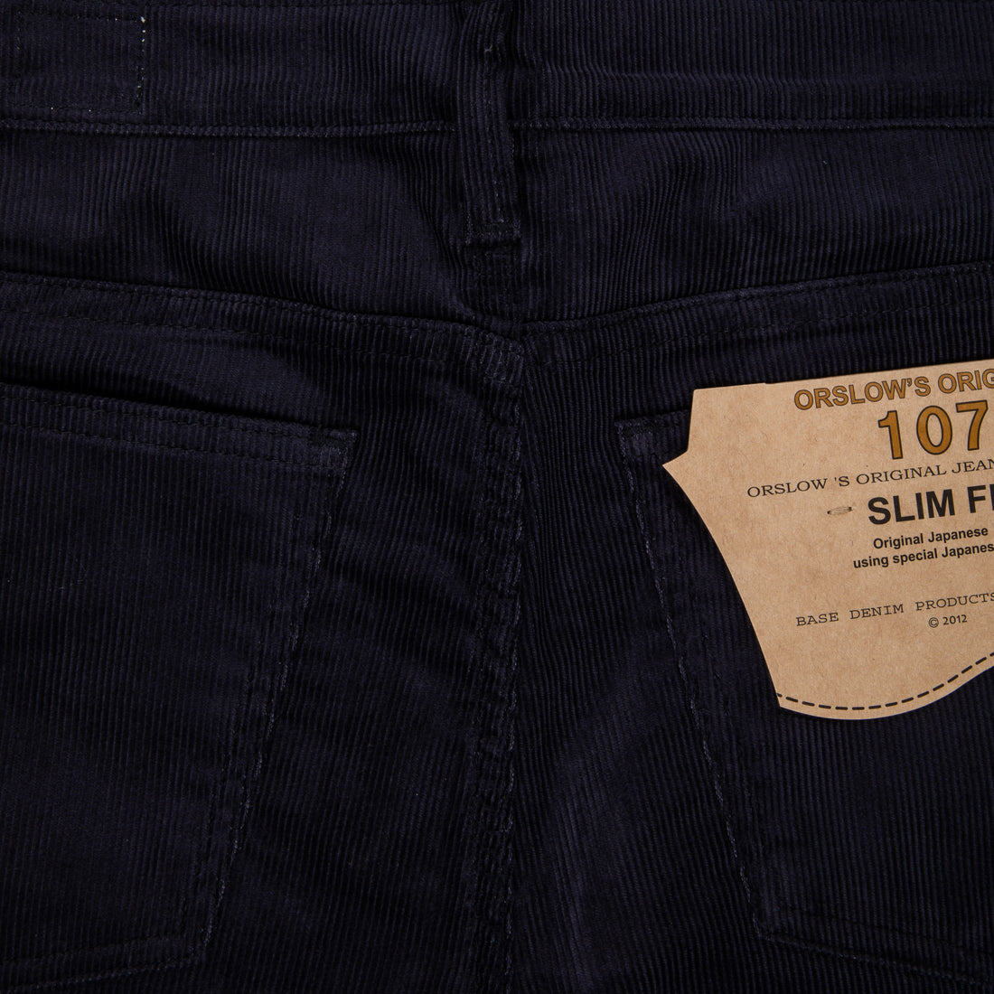 Orslow 107 Ivy Fit Corduroy Navy