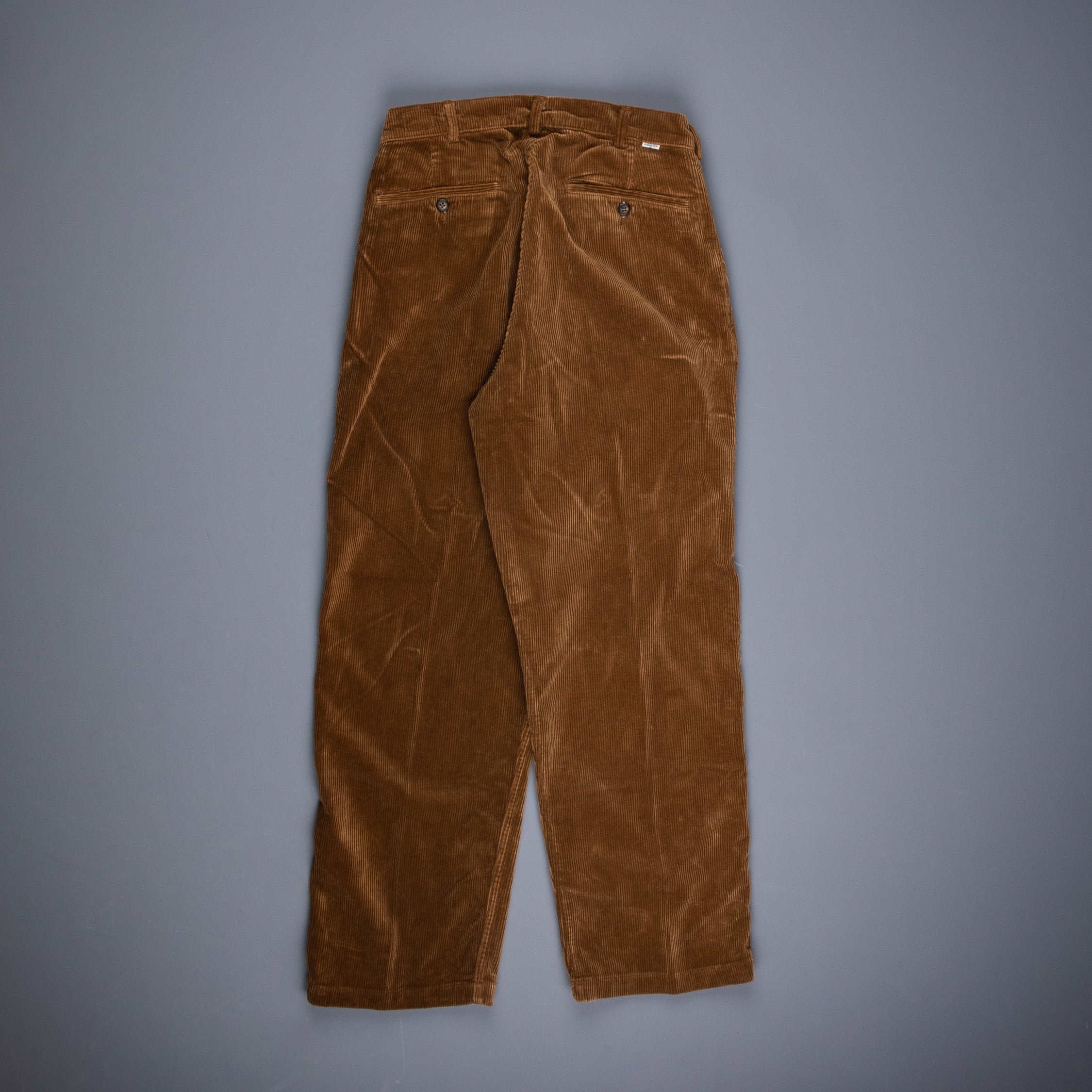 Orslow Two Tuck Wide Corduroy Trousers Camel – Frans Boone Store