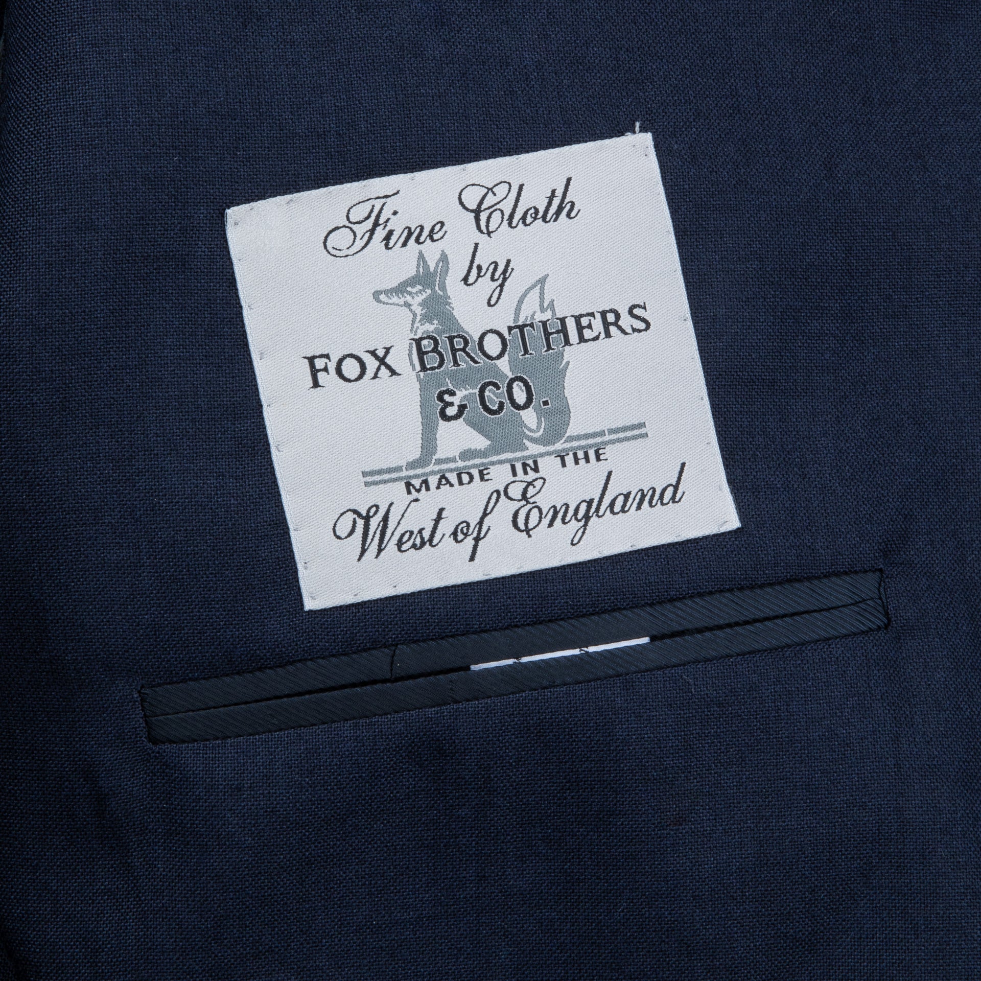De Petrillo x Frans Boone Capri Fox Flannel Hopsack Blazer