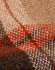 RRL Wool Plaid Workshirt Sweater Orange-Tan