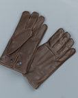 RRL Officers gloves leather brown