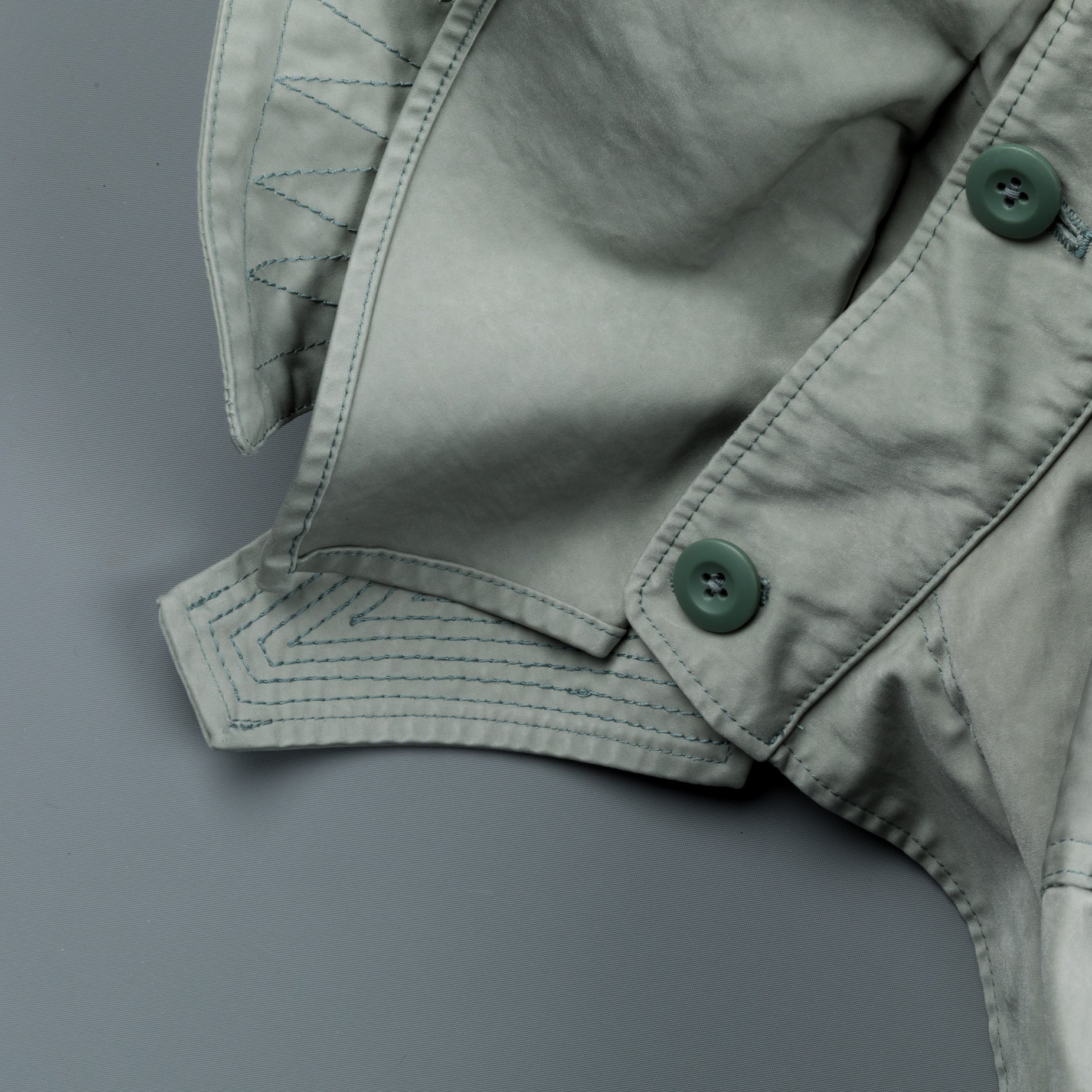 Ten C Parka Garment Dyed OJJ Salvia
