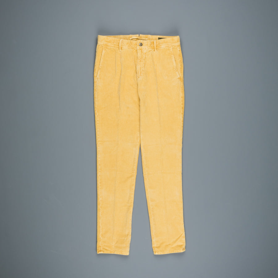 Incotex Slacks Model 100 9-Wale Corduroy Giallo Ottone