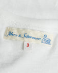 Merz B Schwanen 114V 20'ies V shirt 1 thread maco imit white