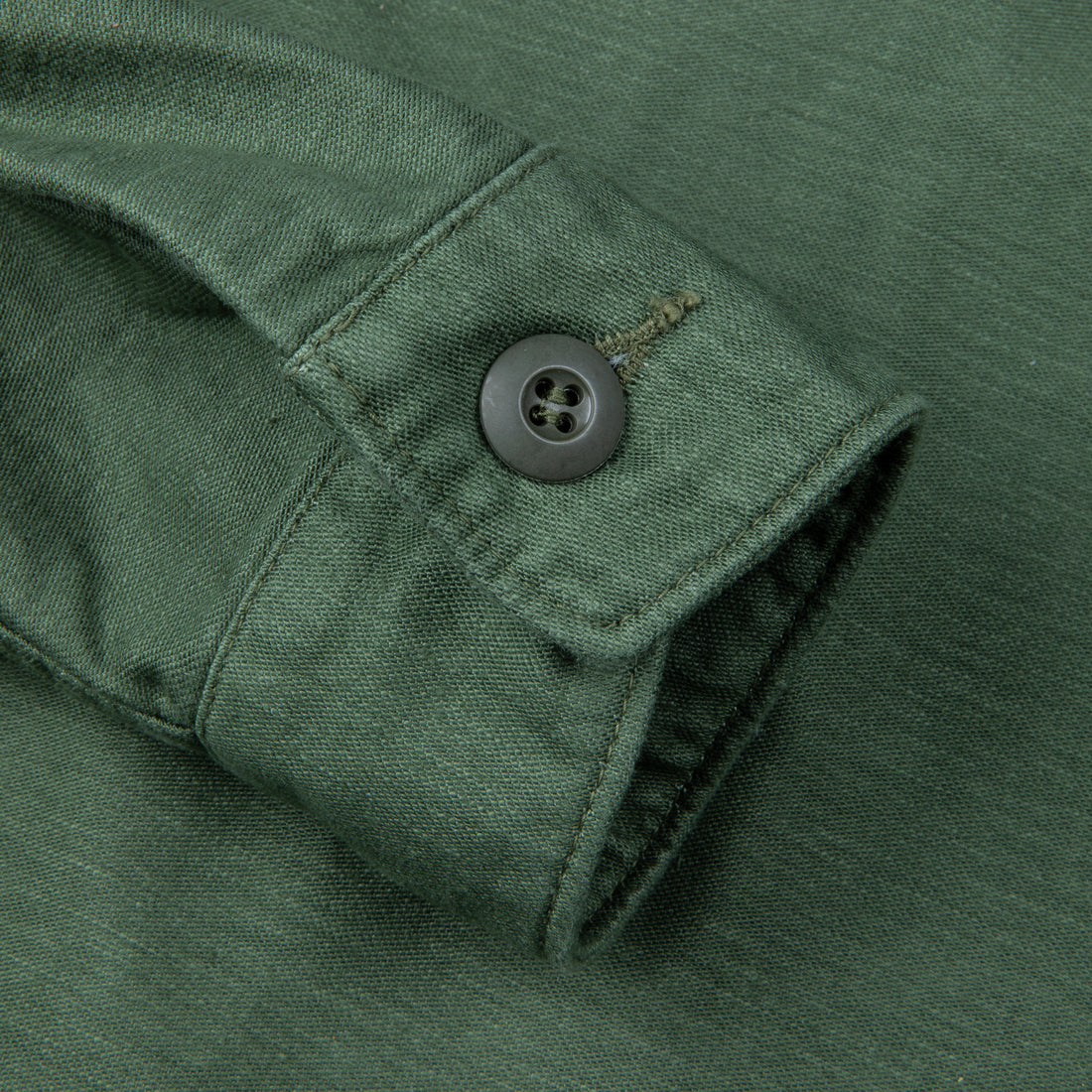 Orslow US army shirt back satin green