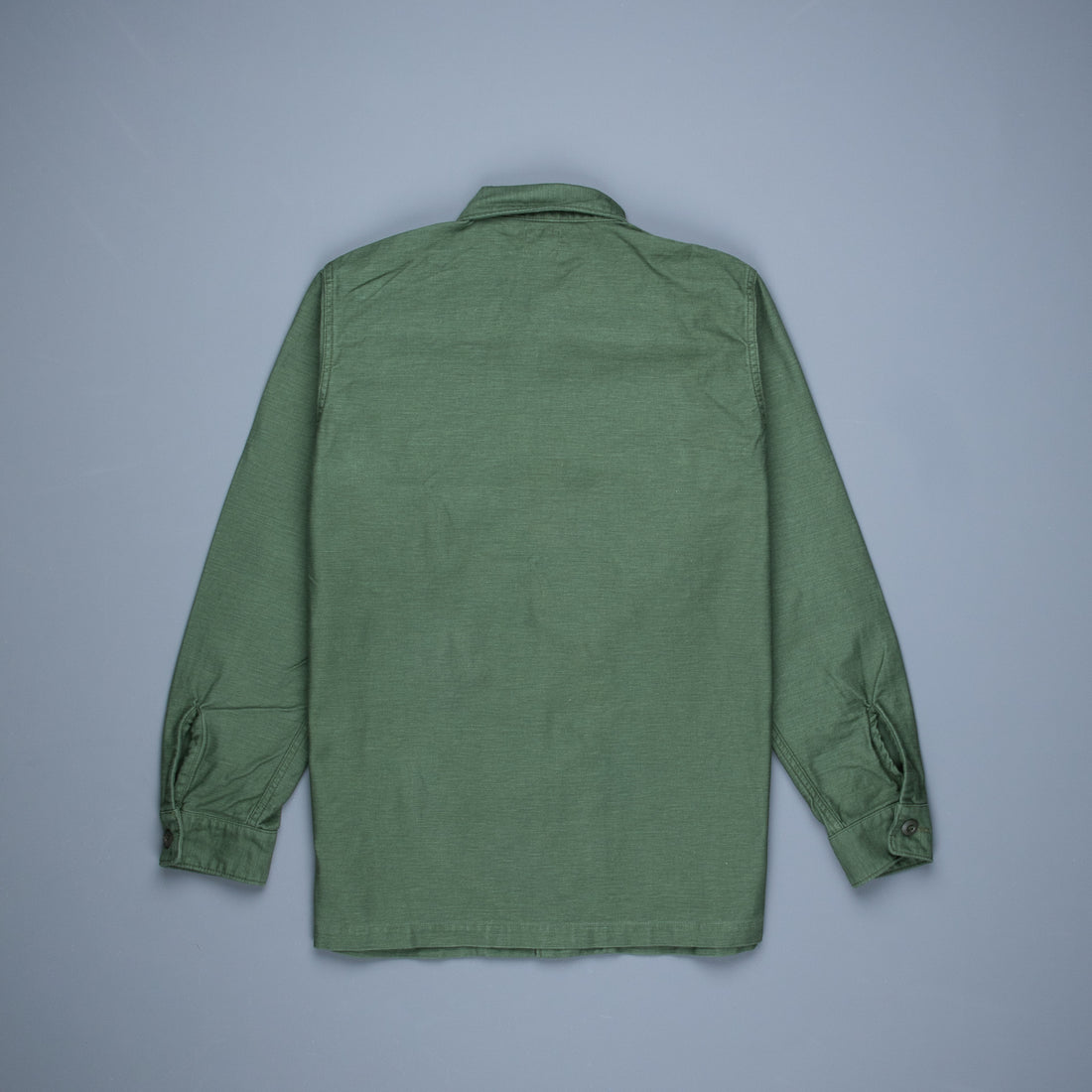 Orslow US army shirt back satin green
