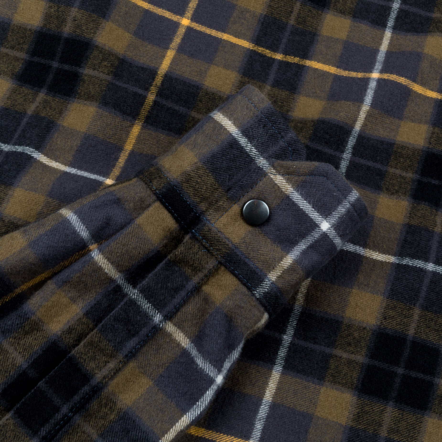 Aspesi Hercules Shirt Cotton Flannel Militairy Check