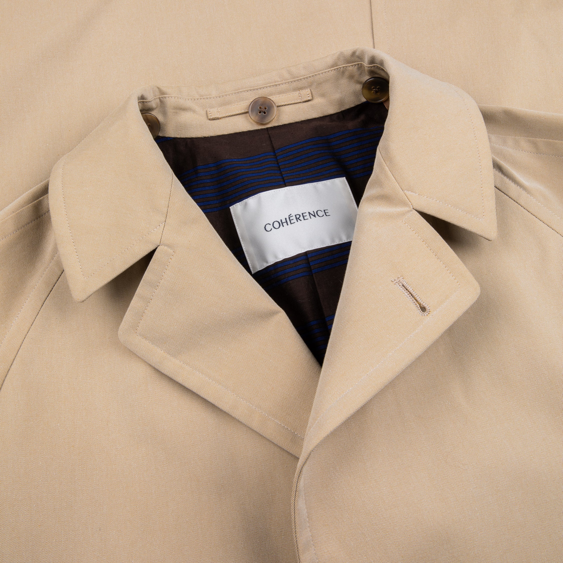 Cohérence Corb II Coat Gabardine Beige