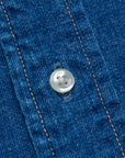 OrSlow Button Down denim shirt 2 year wash