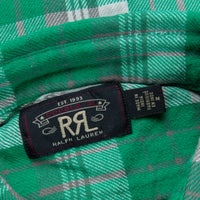 RRL Matlock Shirt Green and Grey RL 484 Check