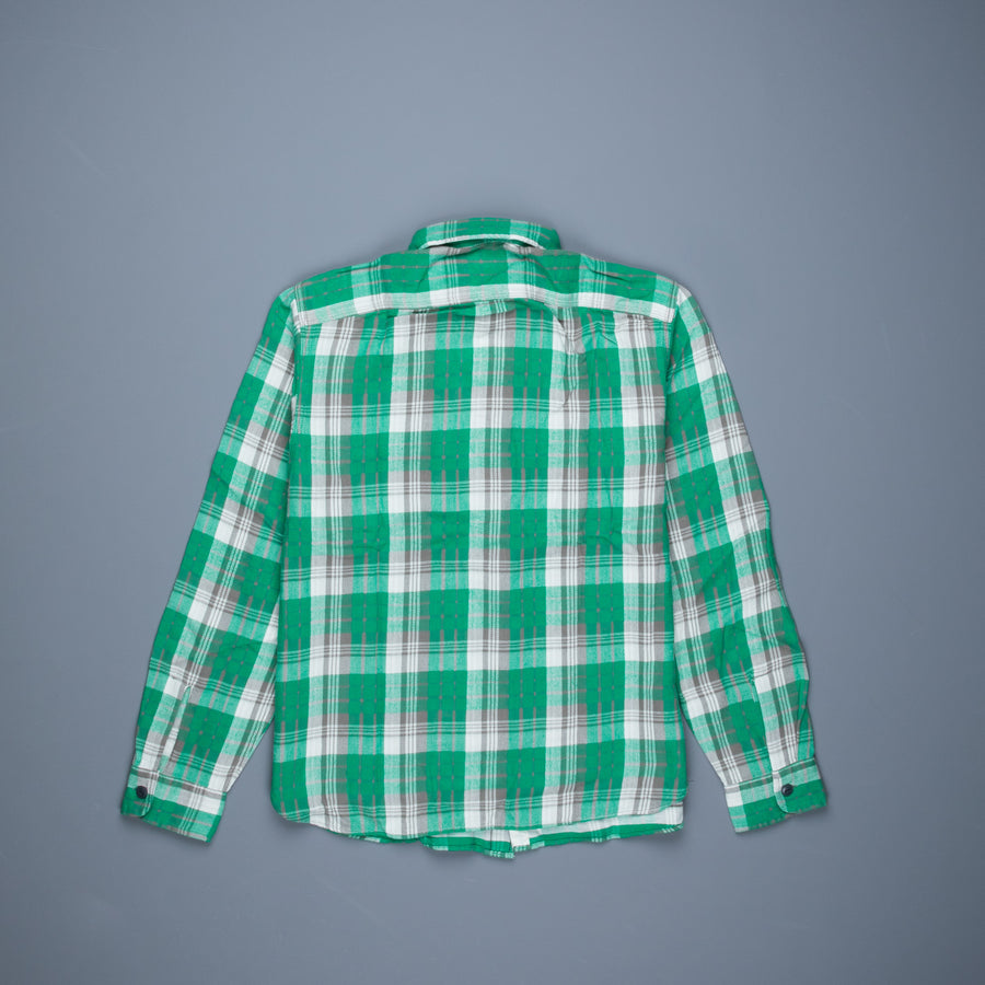RRL Matlock Shirt Green and Grey RL 484 Check