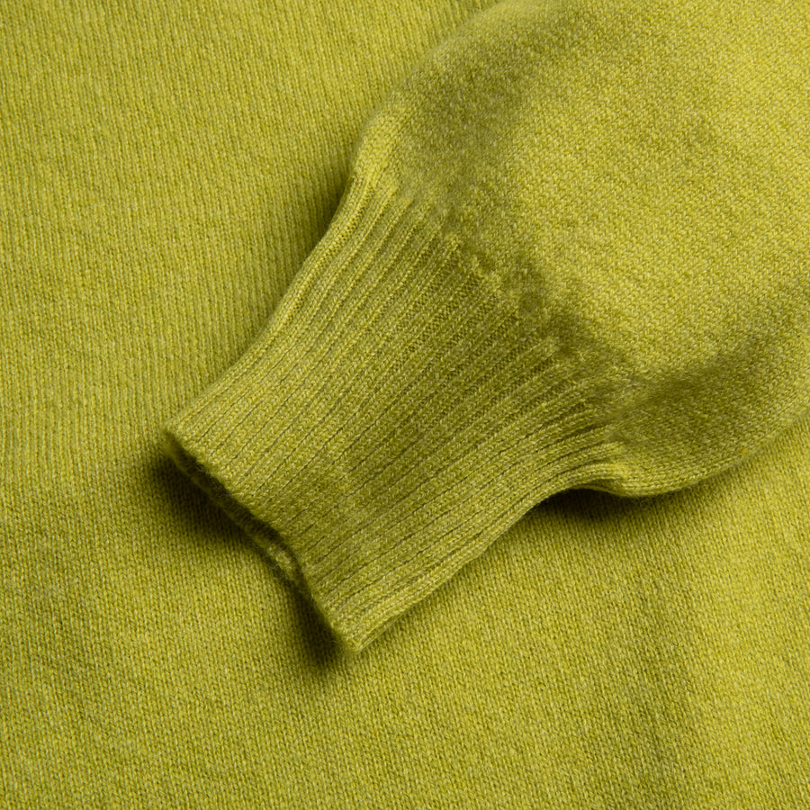 Drumohr Tabor Cashmere Crew Neck Punch Verde
