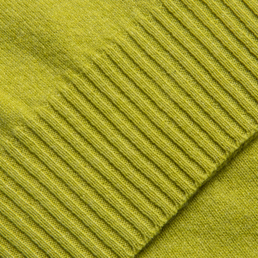 Drumohr Tabor Cashmere Crew Neck Punch Verde