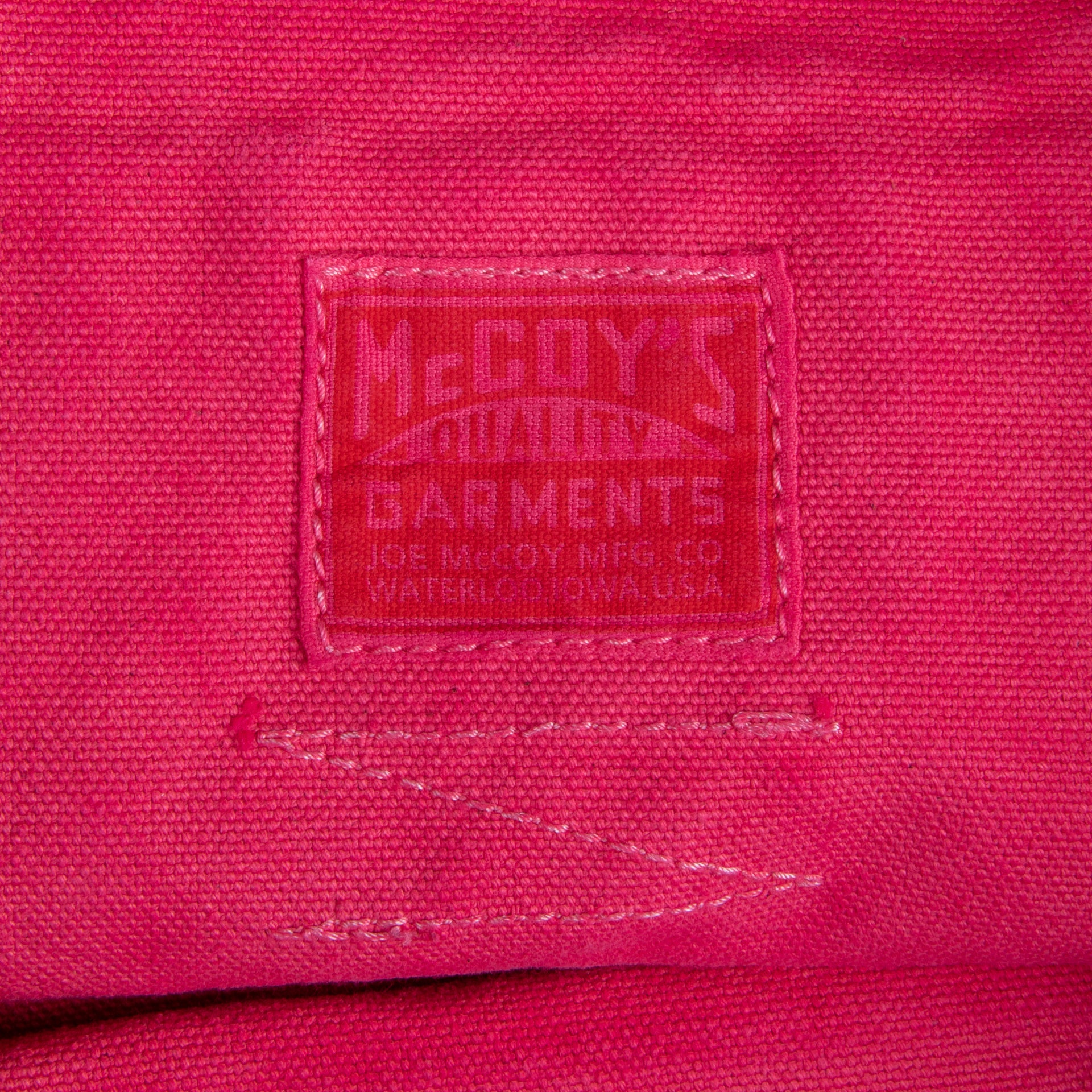 The Real McCoy´s Coal Tote Bag Red