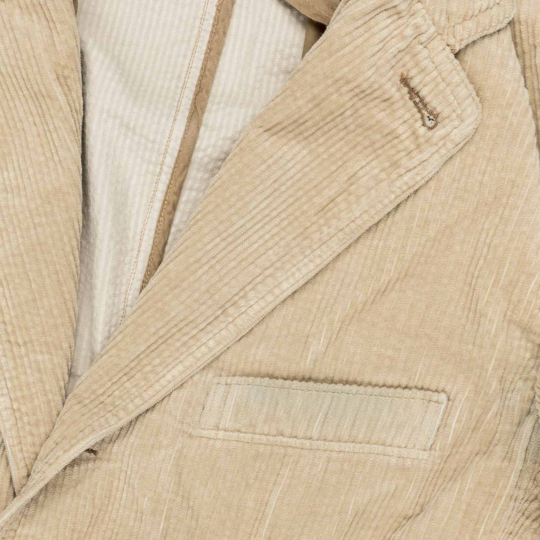 RRL Howdon Corduroy Sports Coat Khaki Stone