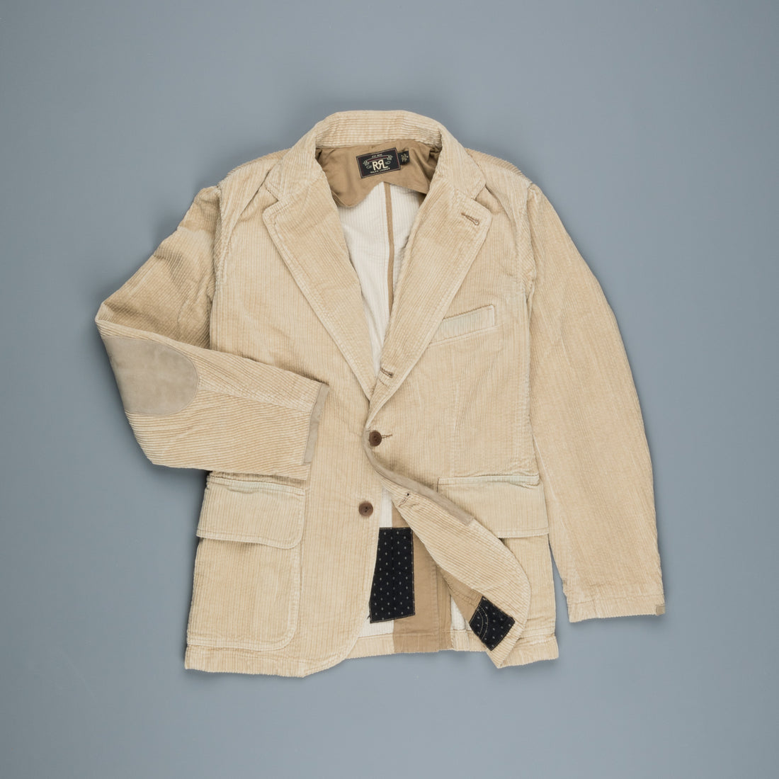 RRL Howdon Corduroy Sports Coat Khaki Stone