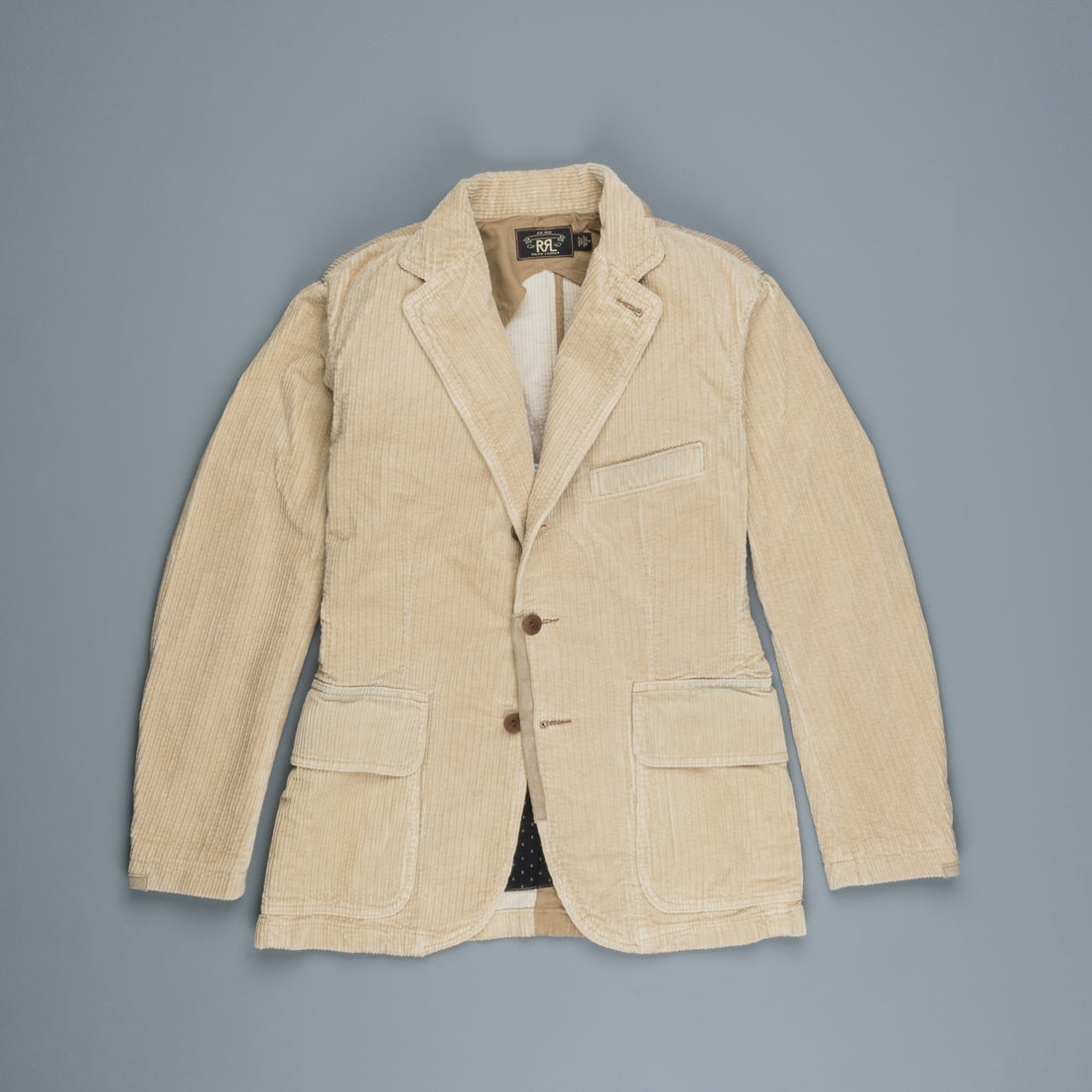 RRL Howdon Corduroy Sports Coat Khaki Stone