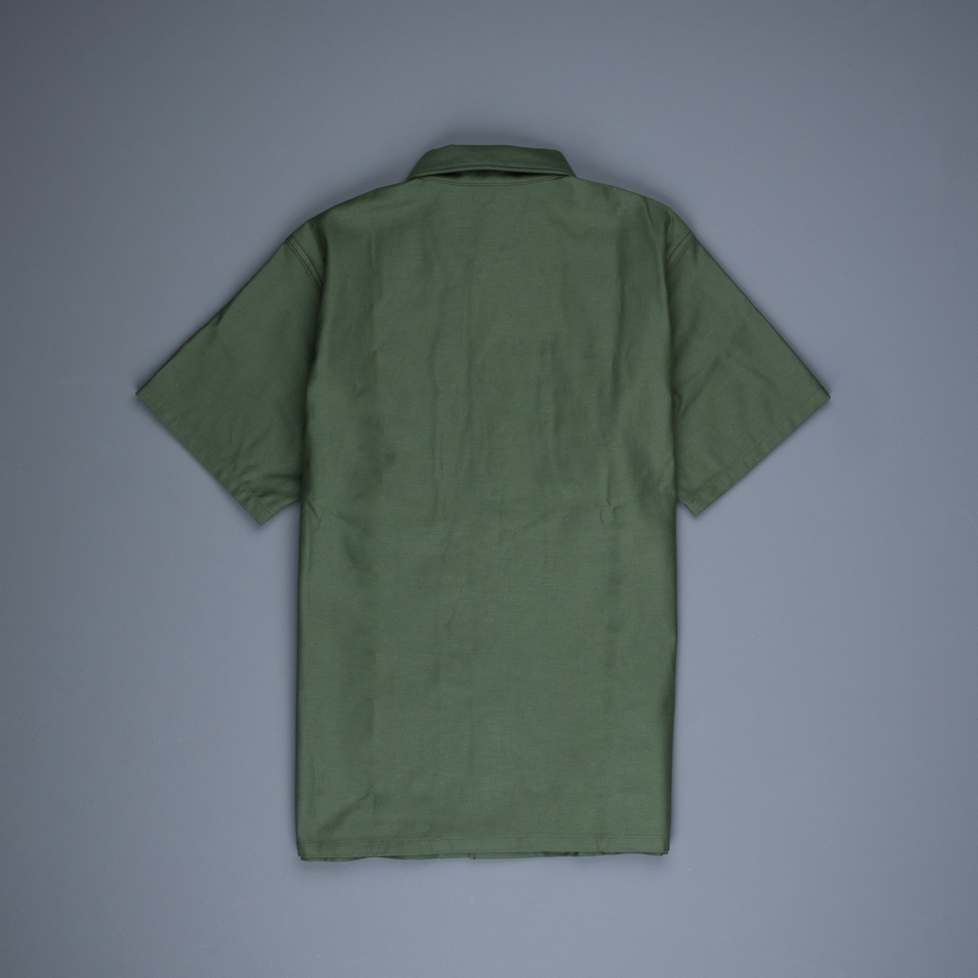 The Real McCoy&#39;s Sateen Cotton Short Sleeve Shirt OG 107