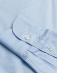 Finamore Milano shirt Eduardo collar Alumo oxford light blue