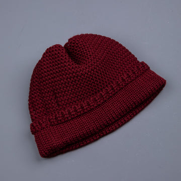 The Real McCoy's Fishermans knit cap Maroon