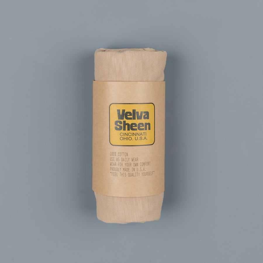 Velva Sheen Roll Tee in Latte