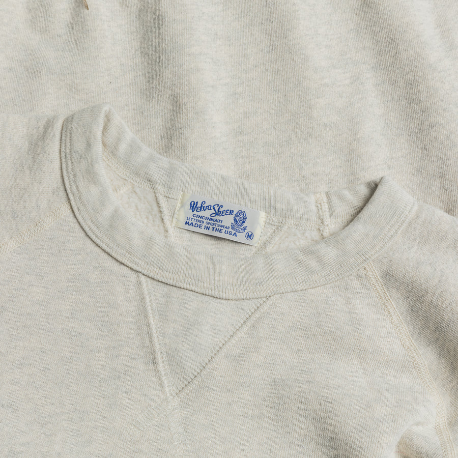 Velva Sheen 10oz Raglan "WV" Sweat Oatmeal