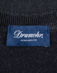 Drumohr Cashmere Sweater Frost Charcoal