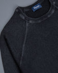 Drumohr Cashmere Sweater Frost Charcoal