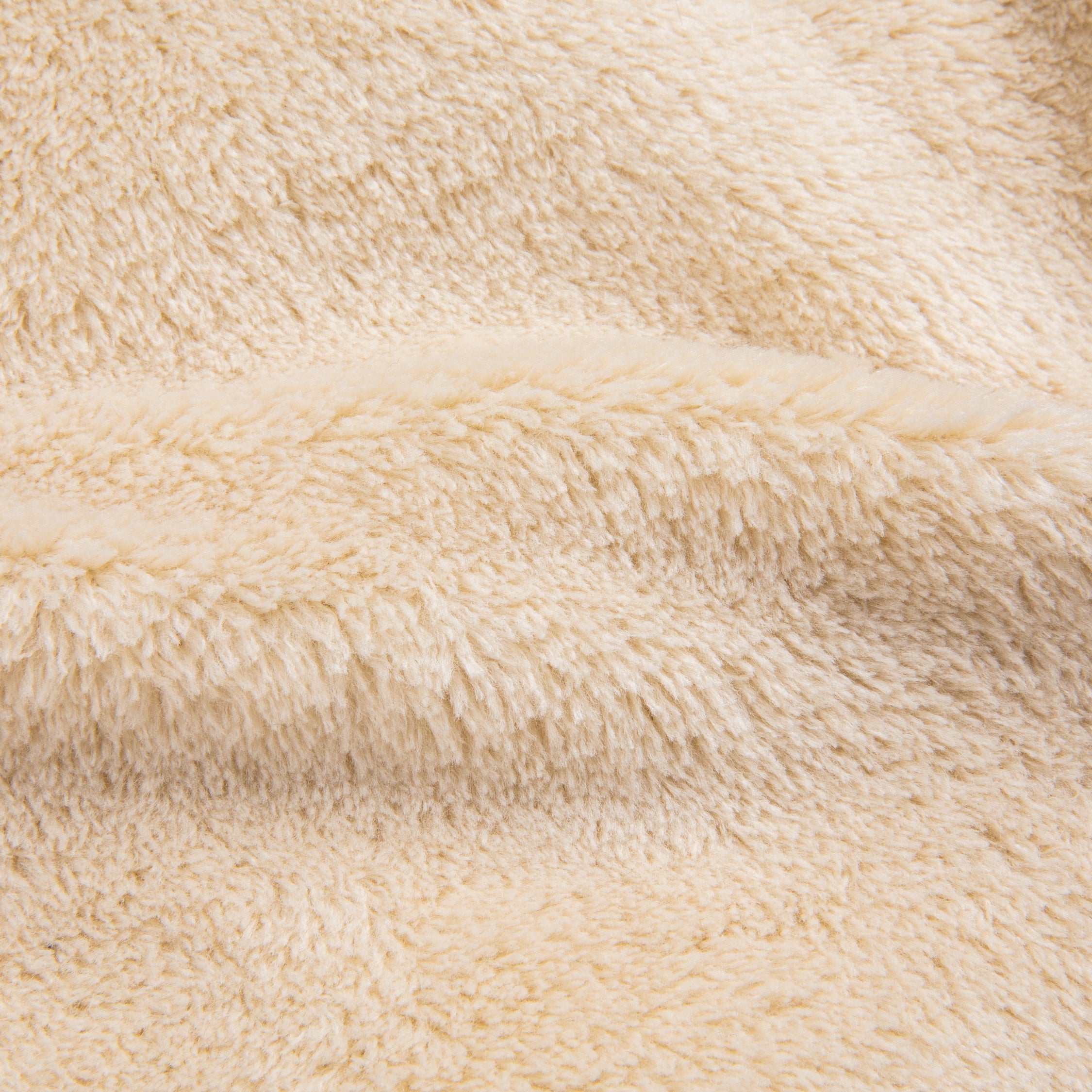 And Wander High Loft Fleece Jacket Off White