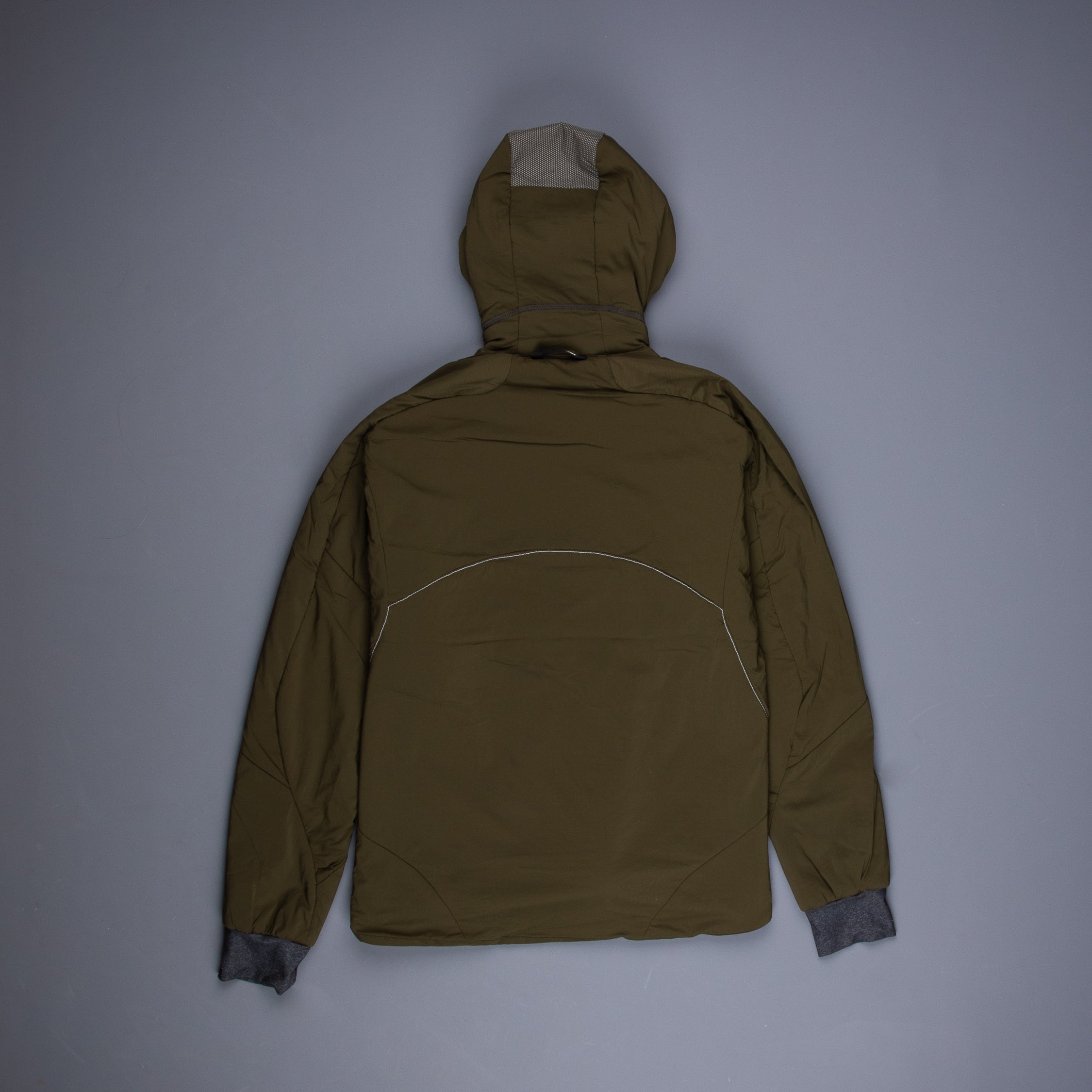And Wander Alpha Air Hoodie Khaki