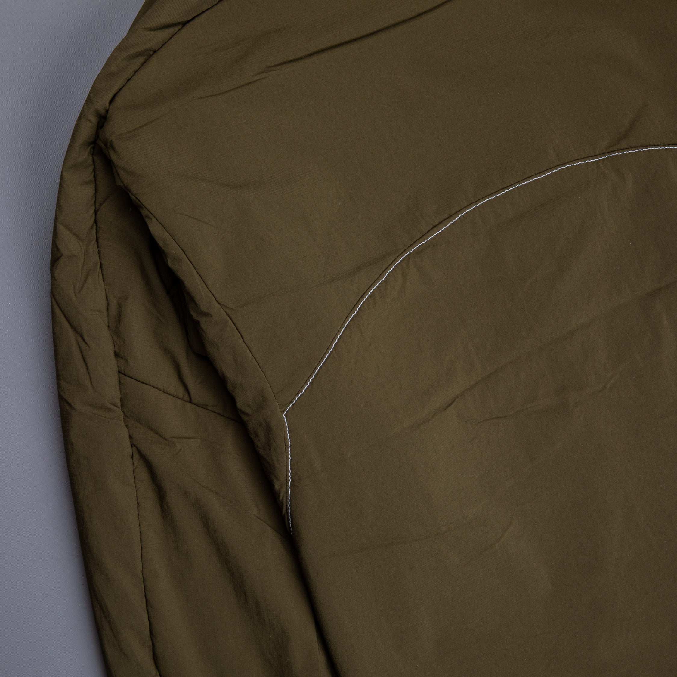 And Wander Alpha Air Hoodie Khaki