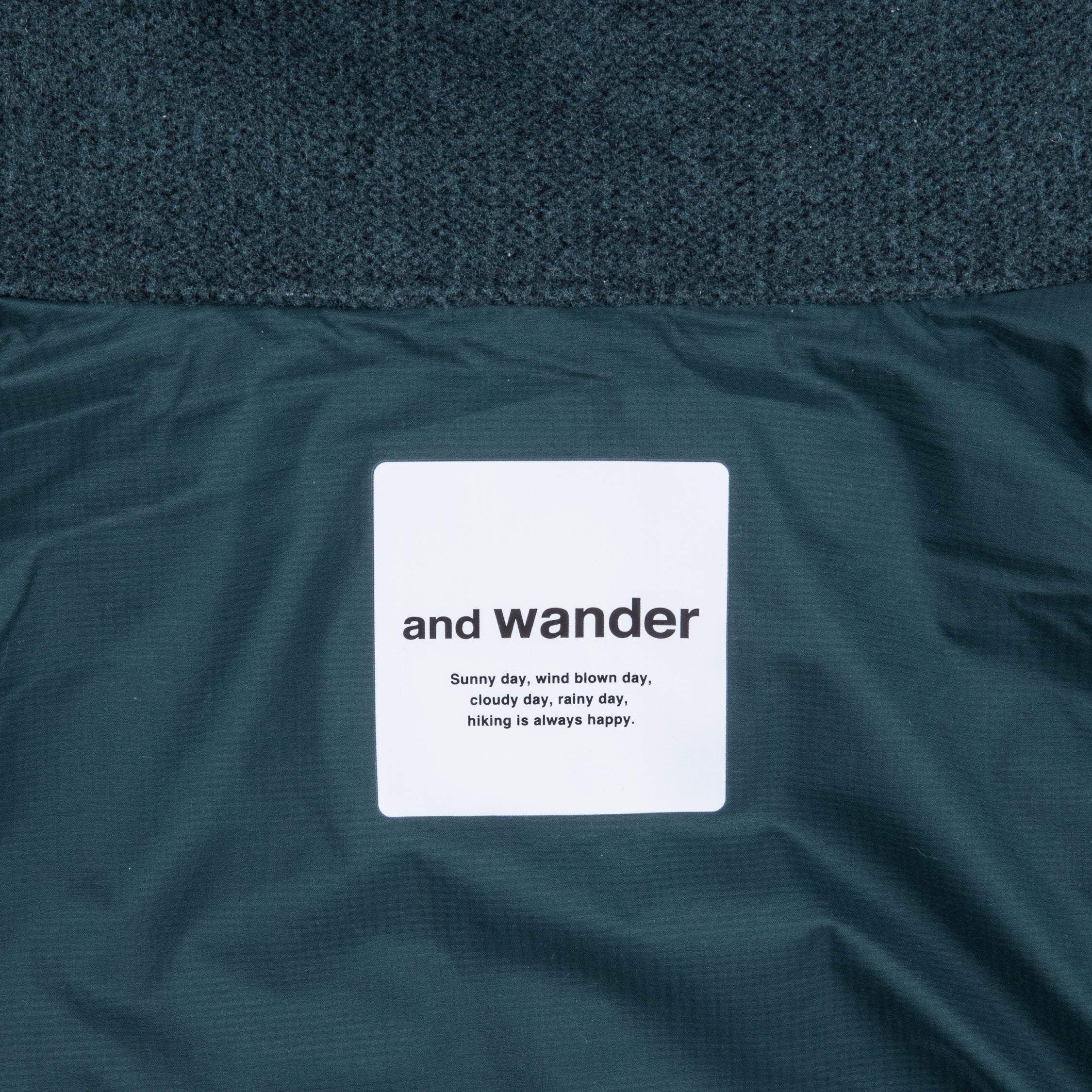 And Wander Top Fleece Jacket Green