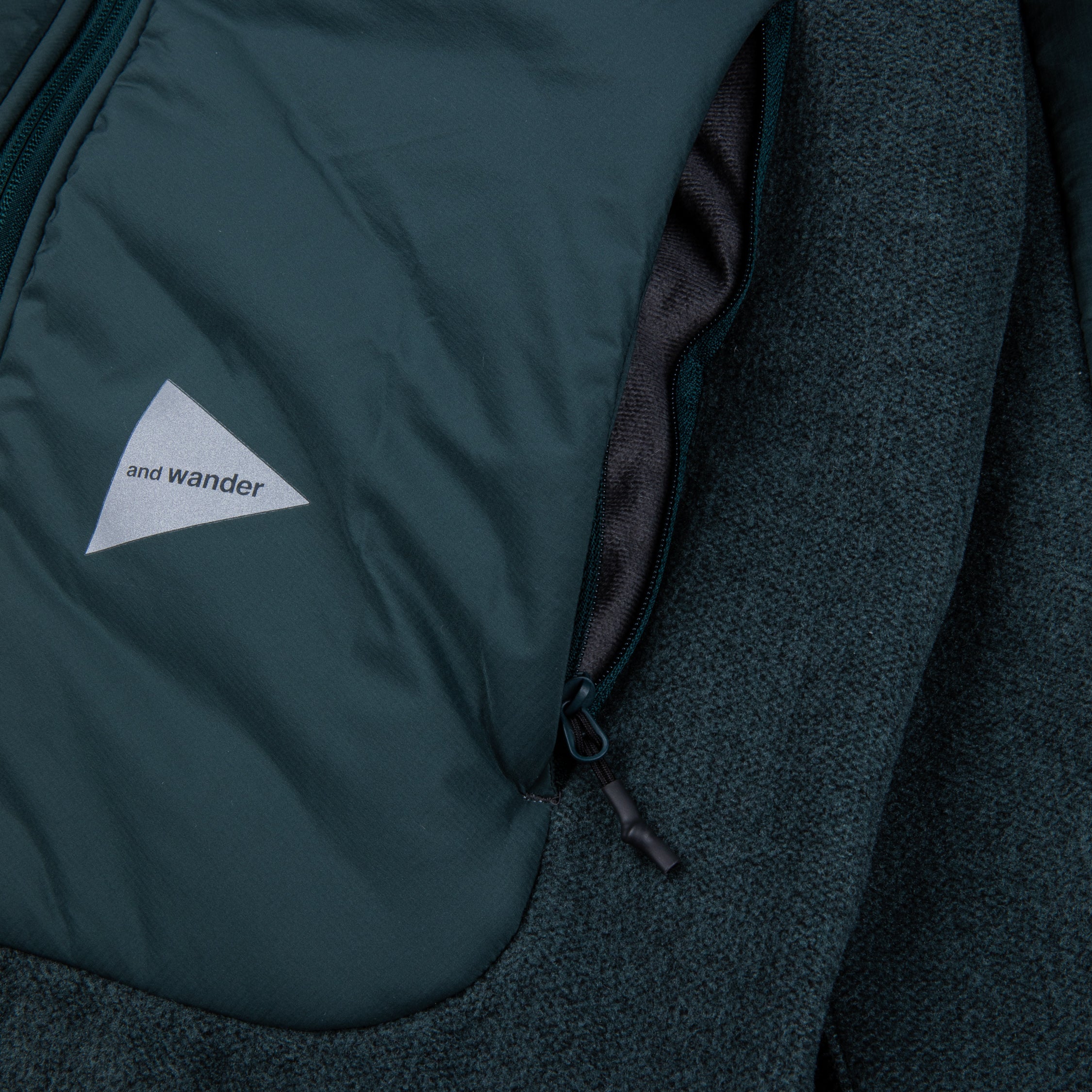 【and wander】top fleece coat / Green and wander Top Fleece Jacket - Green | Garmentory