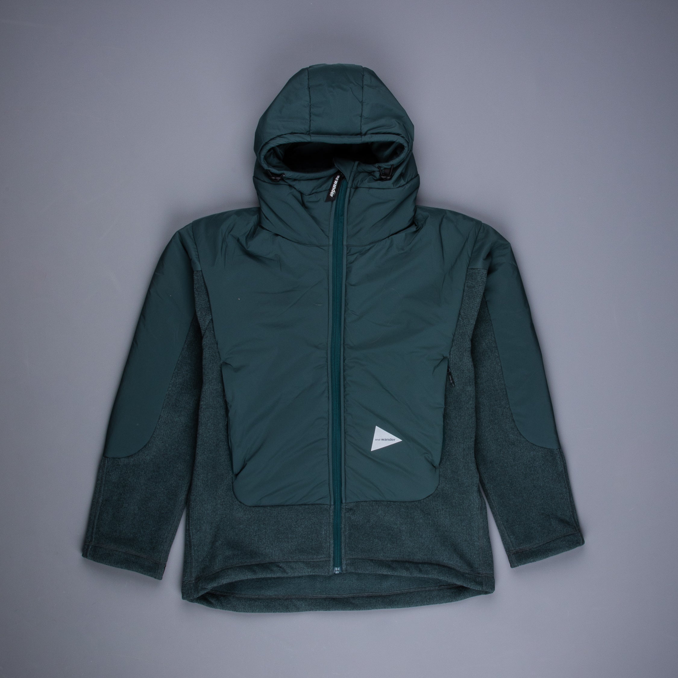 And Wander Top Fleece Jacket Green