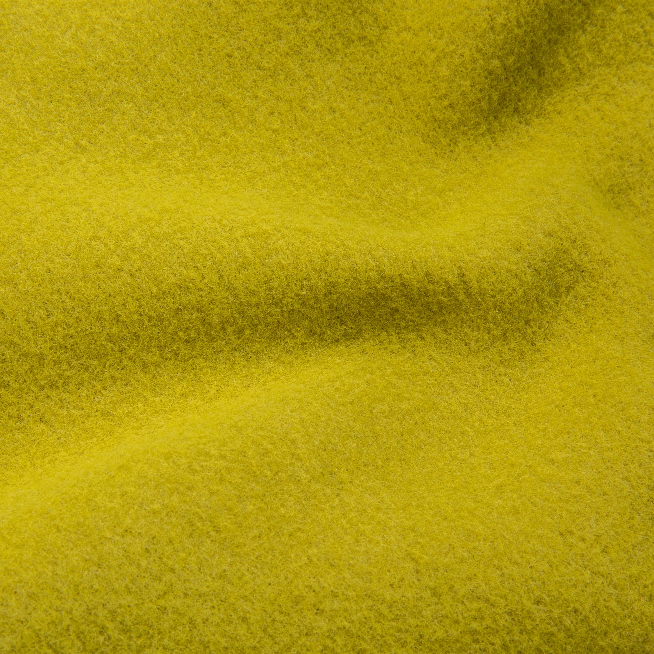 And Wander Wool Fleece Cardigan Yellow Green