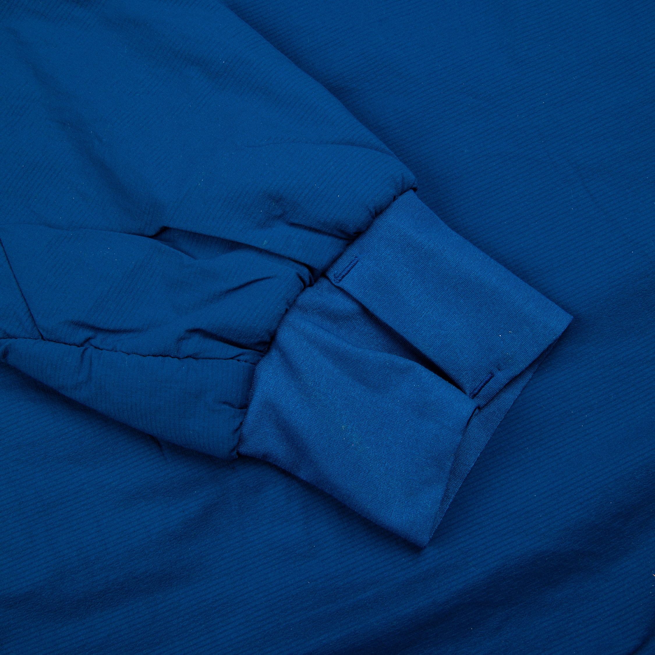 And Wander Alpha Air Hoodie Blue