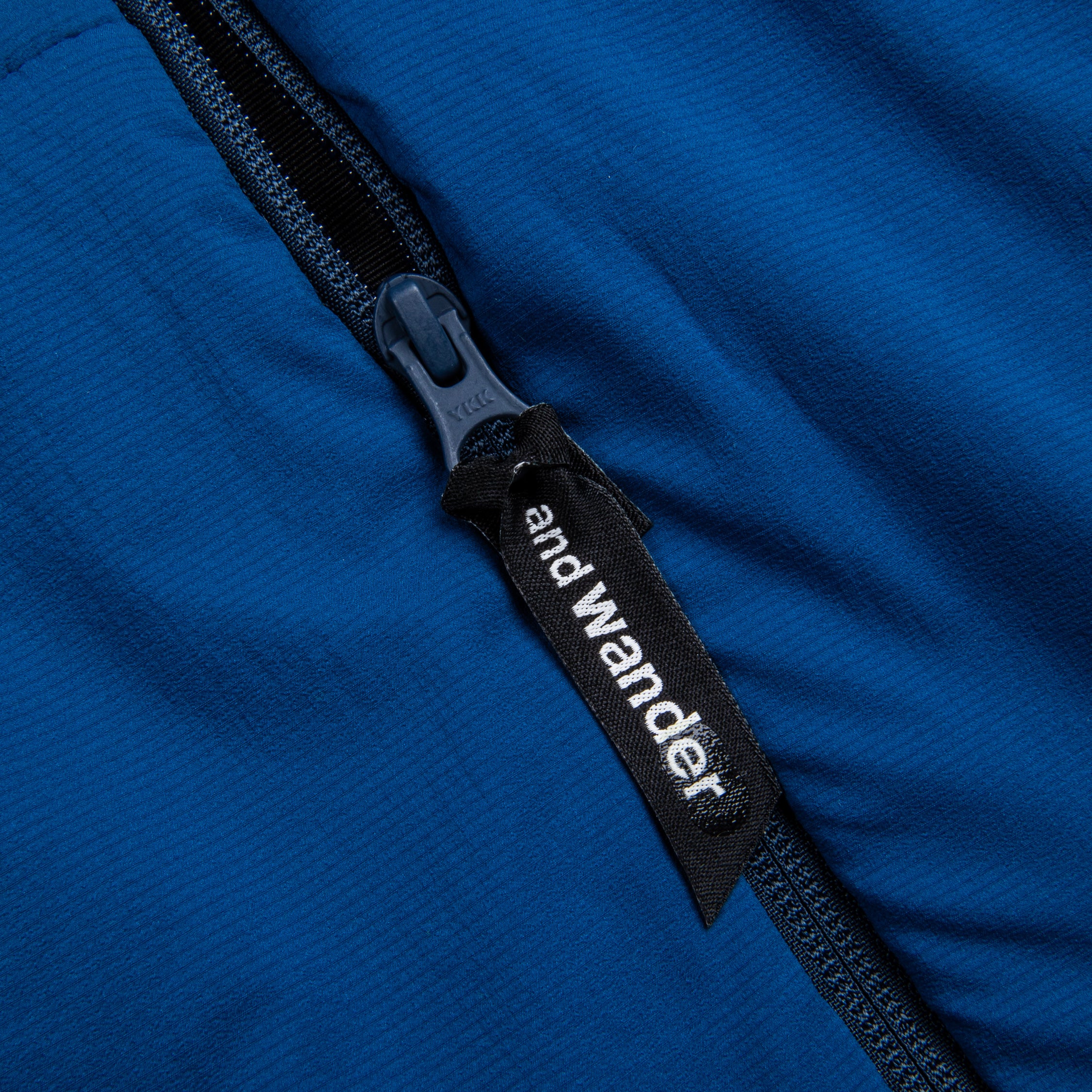 And Wander Alpha Air Hoodie Blue